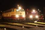 Die 217 001-7 neben 212 093-9 beim BW Fest Osnabr�ck am 18,09,10