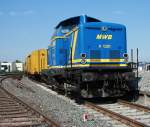 Die ehemalige 212 247 ist jetzt MWB V1251 und steht am 24.06.2010 im Bahnhof Frankfurt H�chst