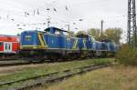 3x MaK, 3x MWB   Eine 213, eine G1700 und eine G1206 am 10.10.2009 in Donauw�rth