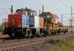 214 001-0 der NBE hinter Porz Wahn am 06.04.2011
