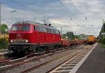 215 086-0 im Bauzugeinsatz in Bonn Beuel am 23.06.2012
