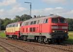 217 012-4 und 217 002-5 in T��ling am 01.08.2011
