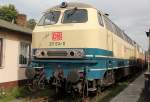 217 014-0 im DB Museum Koblenz L�tzel am 11.08.2011
