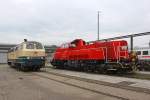 Die 217 014-0 und 260 506-1 beim 150 Jahr AW Neum�nster Fest am 18,06,11