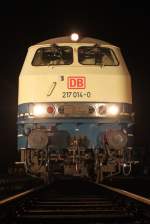 Die 217 014-0 in Koblenz L�tzel am 23,09,11
