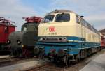 E71 19 & 217-014-0 im DB Museum Koblenz am 02.06.2012