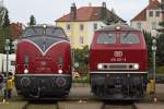 Die V200 116 und 218 387-9 beim BW Fest Osnabr�ck am 19,09,10