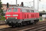 218 424-0 Lz in Koblenz Hbf am 22.07.2011