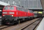 218 463-8 und 218 xxx-x am EC nach Z�rich HB in M�nchen Hbf am 01.08.2011