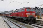 Die 218 464-6 in M�nchen Hbf am 01,08,11