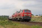 Die 218 314-3 und 218 342-4 in Morsum am 06,08,11
