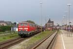 Die 218 372-1 und 218 366-3 in Westerland am 06,08,11