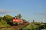 218 307-7 + 218 385-3 mit dem AS 1456 nach Westerland(Sylt) am 11.08.2012 in Klanxb�ll.