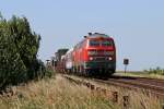 Die 218 376-2 und 218 389-5 in Klanxb�ll am 15,08,12