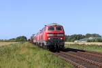 Die 218 369-7 und 218 831-6 in Klanxb�ll am 16,08,12 