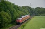 218 413-3 mit der RB 15922 von Kiel nach Husum am 30.06.2013 bei Bredenbek.