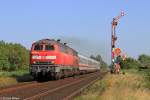 Die 218 380-4 und 218 369-7 in Klanxb�ll am 23.07.2013