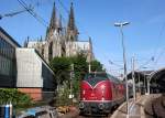 V200 116 verl�sst K�ln Hbf rtg Hamburg am 07.05.2011