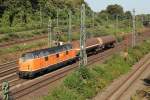 221 135-7 der BEG kurz vor K�ln West am 06.09.2013