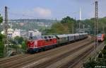 220 033-5 mit dem DPE 84176 (Hamm(Westf) - Oberwesel) am 13.09.2014 bei Wuppertal-Sonnborn
