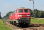 225 028-0 und 225 117 in T��ling am 01.08.2011