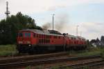 233 586 am 02.08.2010 im Bahnhof von M�hldorf.