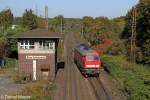 Die 232 592-6 Lz nach W�lfrath in Ratingen Tiefenbroich am 11,10,12