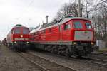 Die 232 587-6 und 232 908-4 in Ratingen Lintorf am 19,03,10