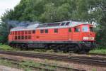 233 586 am 02.08.2010 im Bahnhof von M�hldorf.