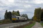 266 456-9 und 266 444-9 am 27.10.2013 bei Weidenbach.