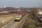 Die 247 035-9 in Duisburg Hochfeld am 13.03.2014