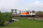 Die hvle V490.3 ( 264 008-4 ) auf der S�derelbbr�cke in Hamburg am 11,05,12