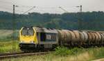 Voith Maxima 40 CC, aufgenommen am 31.08.12, N�he Treuchtlingen.