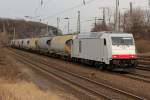 285 107-9 der HGK in K�ln West am 22.02.2012