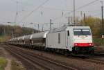 285 107-9 der HGK in K�ln West am 02.04.2012