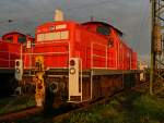 294 790-1 sonnt sich in der Abendsonne des 18.09.2010 in Gremberg