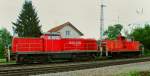 294 864-4 + 363 176-9, aufgenommen am 11.05.13, in A�ling.
