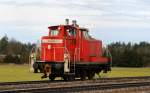 363 036-5, aufgenommen bei einer Solodurchfahrt durch Gersthofen, am 07.01.14.