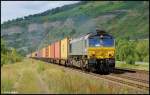 266 102-3 (Crossrail)  DE 6307  in Th�ngersheim am 8.8.2012.