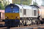 Eine Unbekante Class 66 in K�ln West am 04,08,09