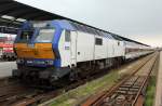 DE2700 01 steht abfahrbereit in Westerland am 06.08.2011