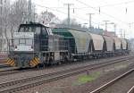 MRCE/Captrain G1206 mit kurzem Getreidezug in K�ln West am 16.03.2011