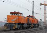Ein Northrail MaK G1206 Dopppel bei Br�hl am 30.03.2013