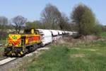 MAK 1206 bei der Ausfahrt in W�lfrath-Flandersbach am 18.04.10