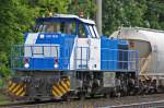 Die NE Mietlok WLS 500 1836 am 14.5.10 in Ratingen-Lintorf