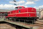 280 007-6 auf der Drehscheibe beim Lokschuppenfest in Siegen am 17.08.2013
