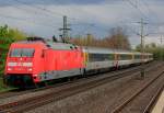 101 081-8 am EC100 in K�ln Stammheim am 22.04.2012