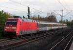 101 120-4 am EC6 in K�ln Stammheim am 22.04.2012, Gru� an O.Pudwell :-) !