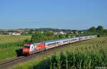 101 089-1 mit dem IC 2277 nach Stuttgart Hbf am 03.08.2012 in Kirch-G�ns.