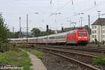 Die 101 075-0 in Koblenz L�tzel am 23,09,12